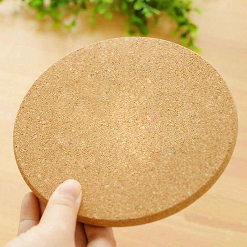 10cm Wood Tableware Table Mat Drink Tea Coffee Cup Mat Bottle Absorbent Coaster