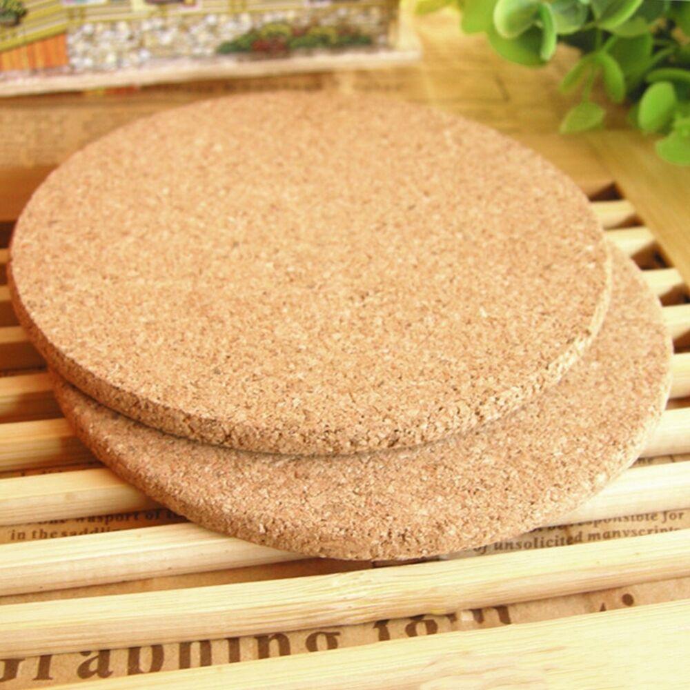 10cm Wood Tableware Table Mat Drink Tea Coffee Cup Mat Bottle Absorbent Coaster