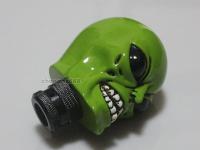 Alien Car Manual Gear Shift Stick Lever Knob Green Universal Resin knob22