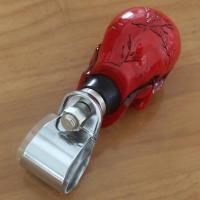 Red Skull Head Car Auto Steering Wheel Spinner Power Knob Handle Booster sk13