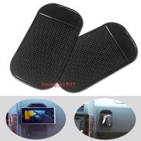 2X Car Anti Non Slip Mat Pad Mobile Phone GPS Holder Black Washable 13*7cm 01