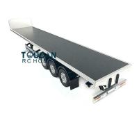 TOUCANRC 1/14 Chassis 3 Axle Flatbed Semi-Trailer for RC DIY Tamiye Truck Model