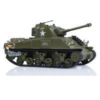 US Stock 1/30 Heng Long RC Tank Sherman M4A3 3841-01 Remote Control Battle Tank