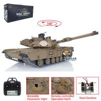 Heng Long 1/16 7.0 M1A2 Abrams 3918 RTR RC Tank Commander Panoramic Sight Rotate