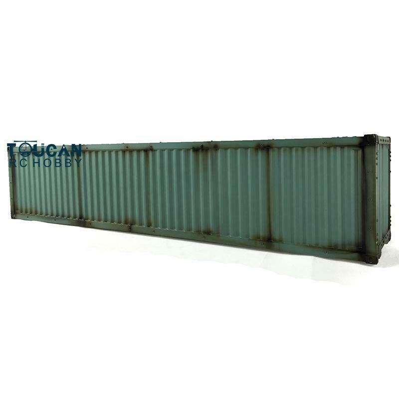 Used ToucanRC Model 40ft Metal Frame Container Painted for 1/14 Tractor Truck