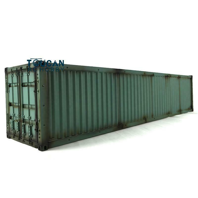 Used ToucanRC Model 40ft Metal Frame Container Painted for 1/14 Tractor Truck