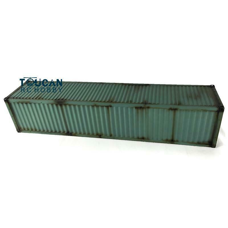 Used ToucanRC Model 40ft Metal Frame Container Painted for 1/14 Tractor Truck