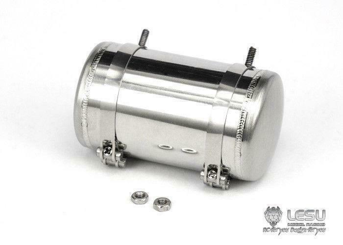 Metal LESU Upgraded Rear Air Tank for 1/14 Tamiya DIY RC Tractor Truck Car Model