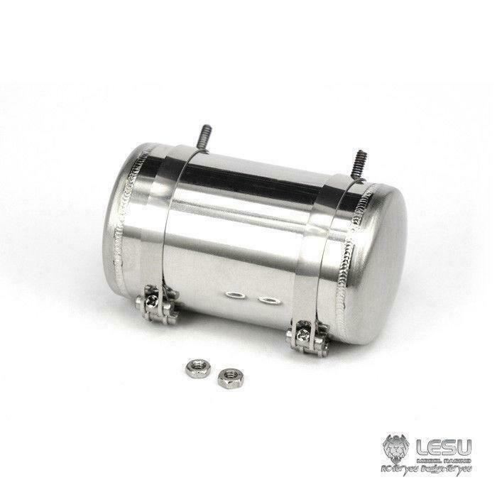 Metal LESU Upgraded Rear Air Tank for 1/14 Tamiya DIY RC Tractor Truck Car Model