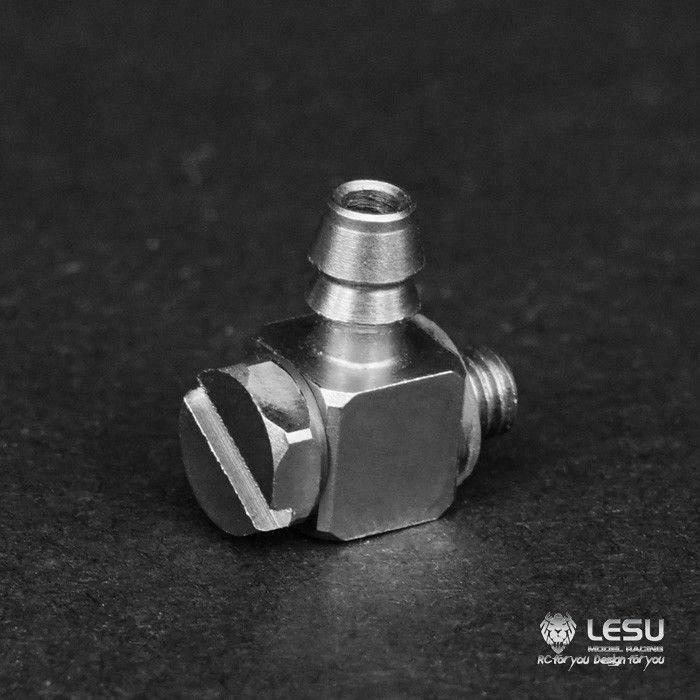 LESU Metal M3 Nozzle for 1/14 RC Tractor Truck Tamiye Hydraulic Cylinder Tank
