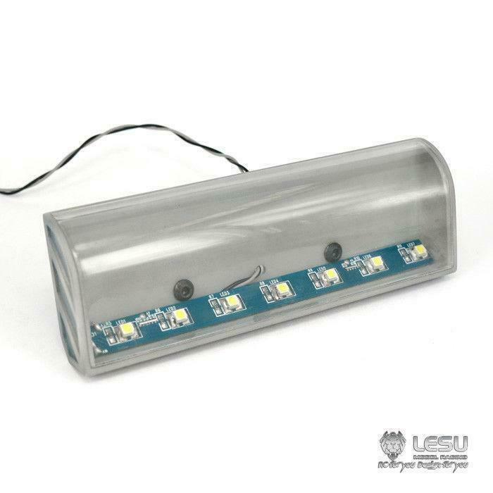 LESU Metal LED Light CNC Shine Resistance Cover for Tamiya 1/14 RC Tractor Truck