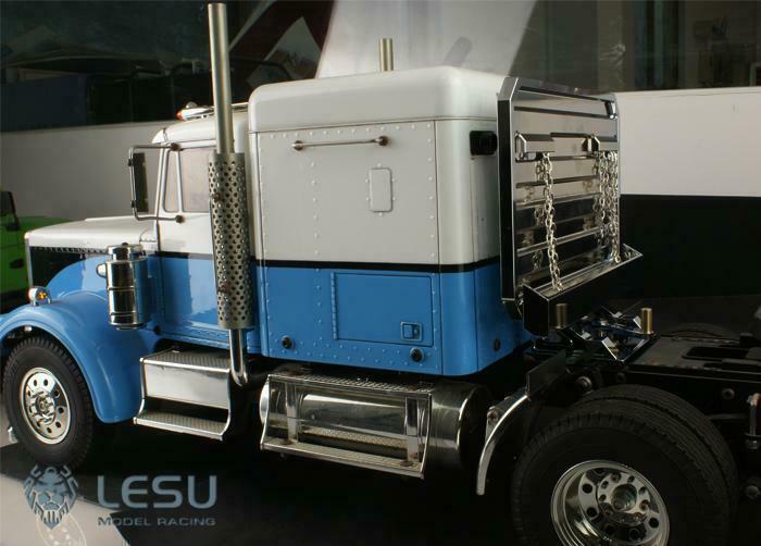 Rear Plate Metal for LESU 1/14 RC Model DIY Tamiye  Truck Tractor
