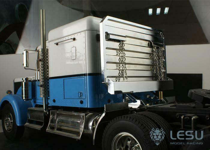 Rear Plate Metal for LESU 1/14 RC Model DIY Tamiye  Truck Tractor