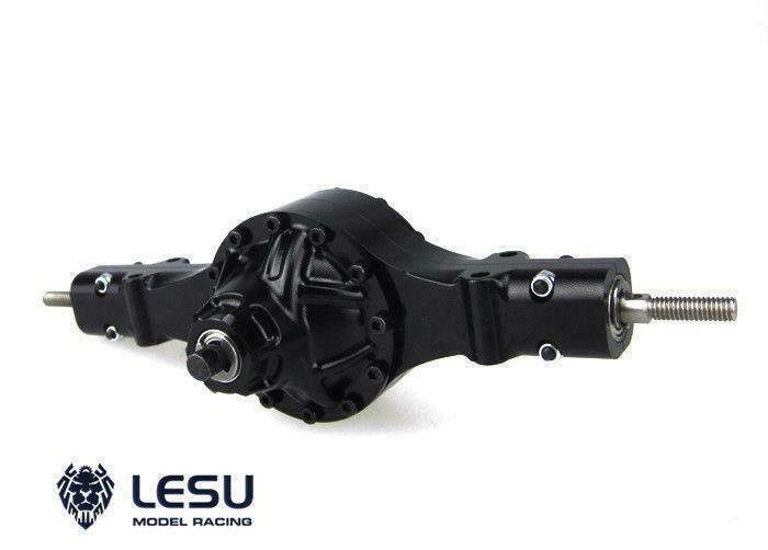 LESU US Stock Differential Speed Rear Axle for 1:14 Tamiye RC Tractor Truck 1PC