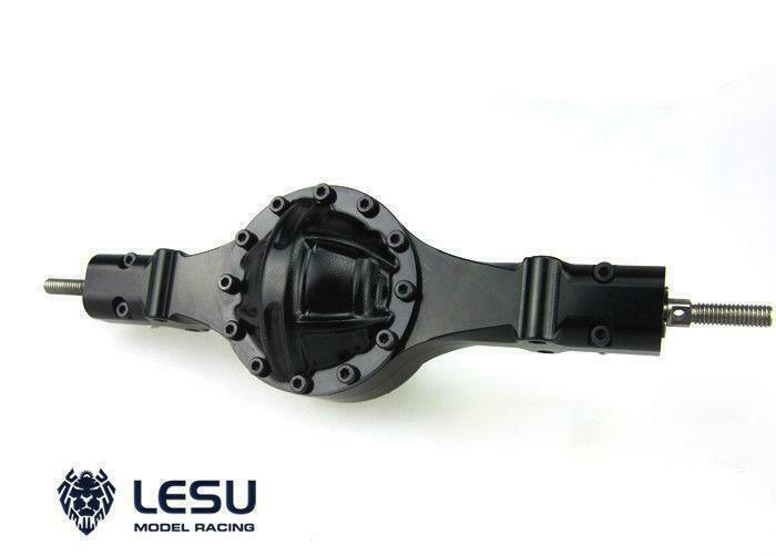 LESU US Stock Differential Speed Rear Axle for 1:14 Tamiye RC Tractor Truck 1PC