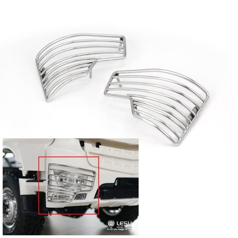 LESU Front Light Protected Cover for Tamiye 1/14  3348 3363 RC Truck Dumper