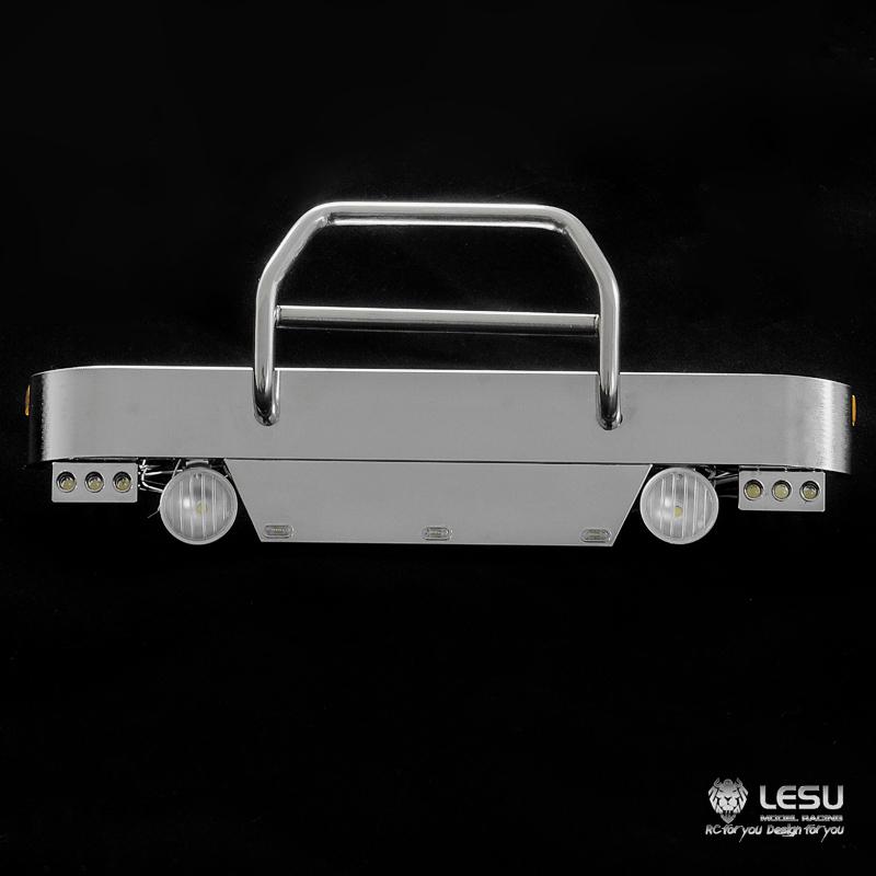 LESU RC Tractor Truck  Metal Front Bumper Light for 1/14 Tamiya