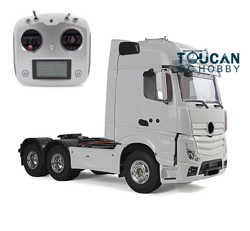TOUCANRC 1/14 6*4  Tractor Truck Trailer Motor ESC FS-i6S Radio RC Model