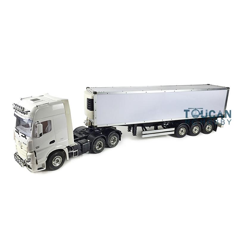1/14 RC ToucanRC DIY 6*4 Tractor Truck 40ft Semi-Trailer Reefer Container