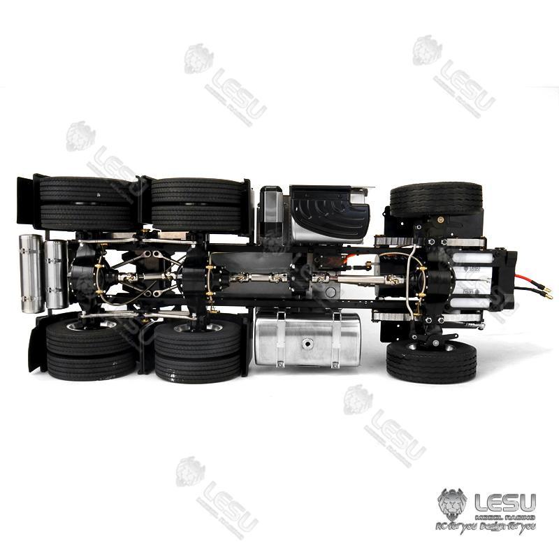 In Stock LESU Metal Chassis RC Truck Tamiya 1/14 3363 56348 1851 Tractor Trailer