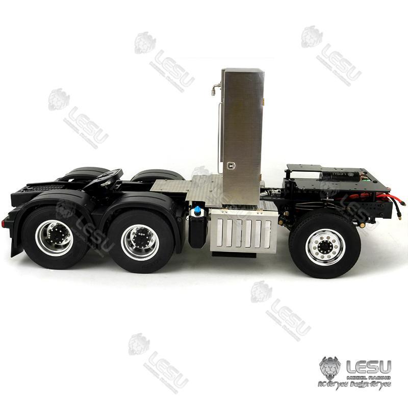 In Stock LESU Metal Chassis RC Truck Tamiya 1/14 3363 56348 1851 Tractor Trailer