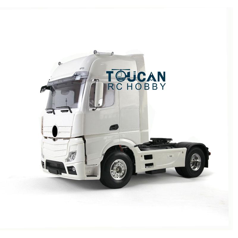 TOUCANRC 1/14 Remote Control Tractor Truck Trailer DIY KIT 540 Motor 2Axles